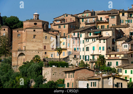 Italie, Toscane, Sienne, centre historique Patrimoine Mondial de l'UNESCO Banque D'Images