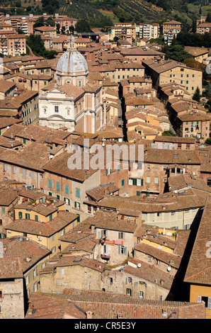 Italie, Toscane, Sienne, centre historique Patrimoine Mondial de l'UNESCO Banque D'Images