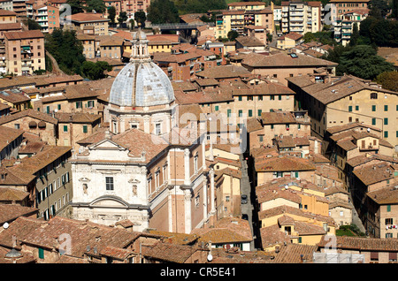 Italie, Toscane, Sienne, centre historique Patrimoine Mondial de l'UNESCO Banque D'Images