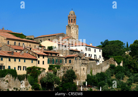 L'Italie, la Toscane, la Maremma, Castiglione della Pescaia, la Tour de San Giovanni Banque D'Images