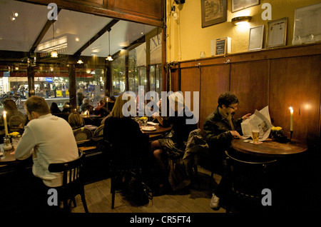 Pays-bas, Amsterdam, Spui (carré), Café Hoppe Banque D'Images