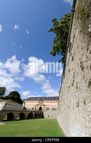 Forteresse Zitadelle Petersberg, avec le Bastion Leonhard, Erfurt, Thuringe, Allemagne, Europe Banque D'Images
