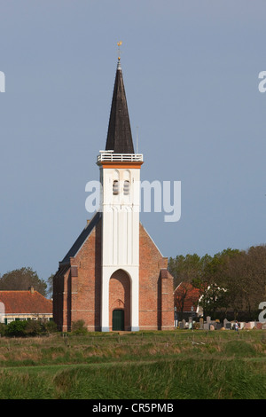 Église, Den Hoorn, Texel, aux Pays-Bas, en Europe Banque D'Images