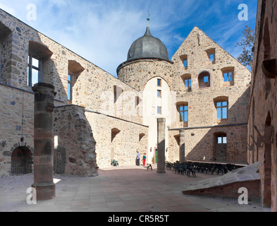 Château de La Belle au bois dormant de Sababurg, Hesse, Germany, Europe Banque D'Images