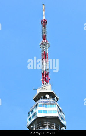 Tour de télévision en Avala Belgrade - Serbie Banque D'Images