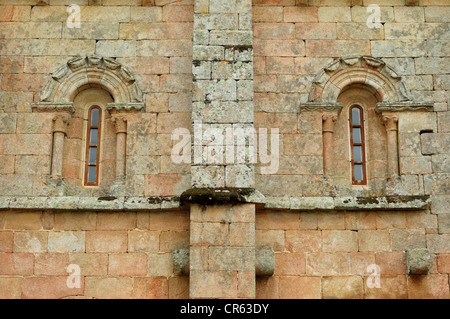 L'église romane de San Pedro da Mezquita, UN Merca, Ourense, Galice, Espagne. Banque D'Images