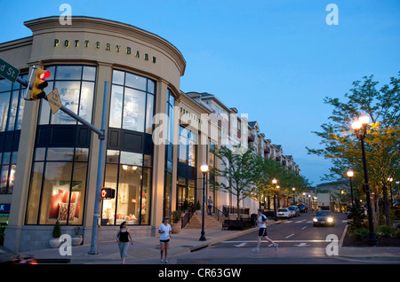 United States, Washington DC, centre commercial Banque D'Images