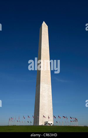 United States, Washington DC, le Mall, le Washington Monument Banque D'Images