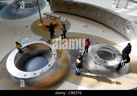 United States, New York, Manhattan, Musée Américain d'Histoire Naturelle, le planétarium et Rose Center for Earth and Space Banque D'Images