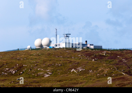 L'unité de commande pour la gamme South Uist Missile Range exécuter par QinetiQ. Banque D'Images