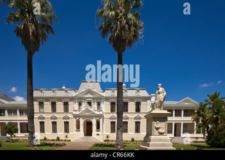 L'Afrique du Sud, Western Cape, route des vins, Stellenbosch, ancien siège de la magistrature qui est devenue le lieu théologique Banque D'Images