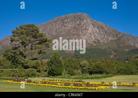 L'Afrique du Sud, Western Cape, Franschhoek, jardin de Huguenot Monument de 1948, créé en l'honneur de l'influence de l'anglais Banque D'Images