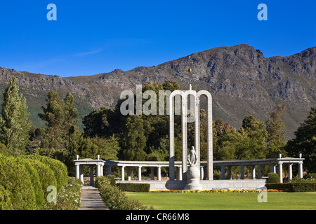 L'Afrique du Sud, Western Cape, Franschhoek, Huguenot Monument de 1948, créé en l'honneur de l'influence des Huguenots français dans Banque D'Images