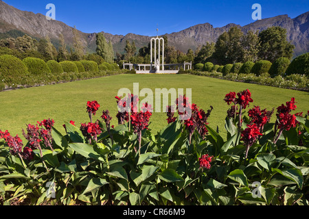 L'Afrique du Sud, Western Cape, Franschhoek, Huguenot Monument de 1948, créé en l'honneur de l'influence des Huguenots français dans Banque D'Images