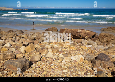 L'Afrique du Sud, Western Cape, Cape Town, sur la route de la péninsule du Cap, plage de Llandudno Banque D'Images