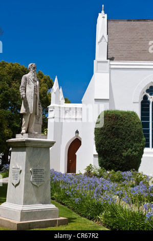 L'Afrique du Sud, Western Cape, sur la route des vins, Stellenbosch, le Moederkerk, Église réformée hollandaise