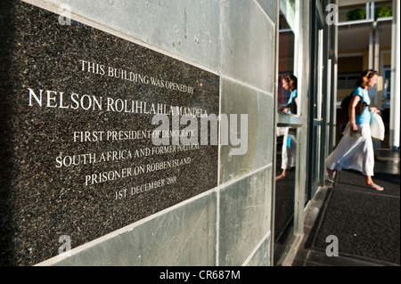 L'Afrique du Sud, Western Cape, Cape Town, District Waterfront Museum, sur l'apartheid Banque D'Images