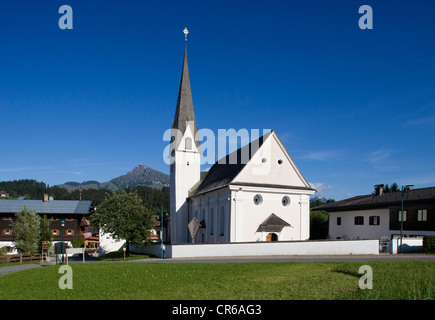 Autriche, Tyrol, voir l'église de Banque D'Images