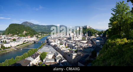 Autriche, Salzbourg, vue de la ville Banque D'Images