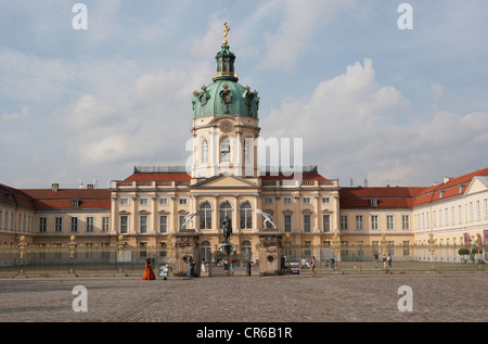 Allemagne, Berlin, vue sur Château de Charlottenburg Banque D'Images