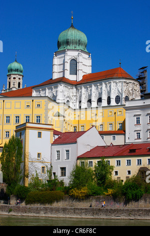 La cathédrale Saint-Étienne, Passau, Basse-Bavière, Bavaria, Germany, Europe Banque D'Images