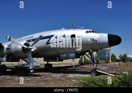 Lockheed L-749 Constellation modèle au musée Planes of Fame, Valle, Arizona, USA Banque D'Images