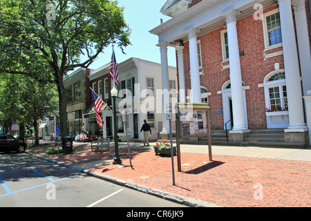 Village Hôtel-de-Ville de Southampton Long Island NY Banque D'Images