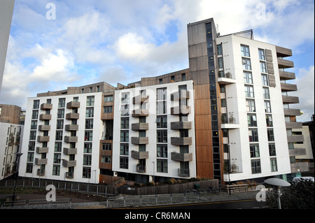 Nouveaux appartements modernes et des appartements dans le nouveau quartier de Brighton en Angleterre qui a été récemment réaménagé Banque D'Images