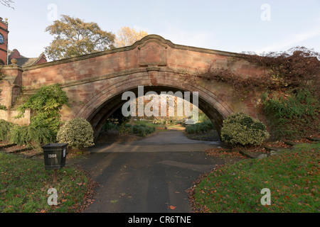 Port Sunlight est un village modèle, construit par Lever Brothers pour accueillir ses travailleurs. Banque D'Images