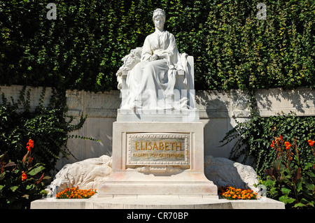 Monument à Elisabeth d'Autriche, impératrice, 'Sissi', 1837-1898, parc Volksgarten, Vienne, Autriche, Europe Banque D'Images