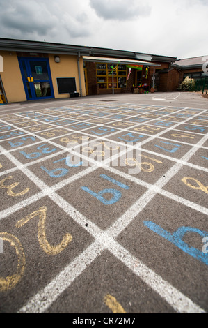 Peniel école primaire, près de Wales UK Banque D'Images