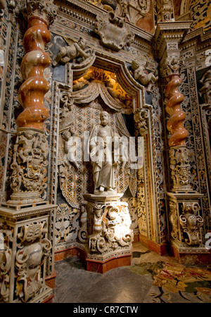 L'Italie, la Sicile, la cathédrale de Monreale, xiie siècle, Xviième siècle salle du trésor, le prophète Isaïe Banque D'Images