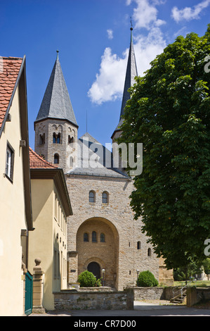 Collégiale Saint-pierre schwanenburg et Ritterstift monastère, Bad Wimpfen, Neckartal, Bade-Wurtemberg, Allemagne, Europe Banque D'Images