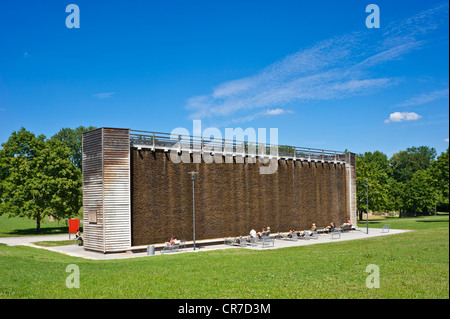 L'obtention du diplôme dans une solution saline saline tour Parc, baignoire Rappenau, Neckar, Bade-Wurtemberg, Allemagne, Europe Banque D'Images