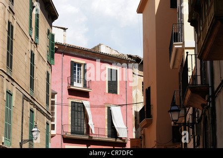 Gebäude in der Altstadt von Palma, Majorque, Espagne. | bâtiments dans la vieille ville de Palma, Majorque, Espagne. Banque D'Images