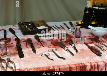 5ème fois la guerre civile à bestiaux, Fort Worth, États-Unis d'Amérique - Tableau du chirurgien Banque D'Images