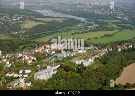 Vue aérienne, Blankenstein hôpital, Hattingen, Ruhr, Nordrhein-Westfalen, Germany, Europe Banque D'Images