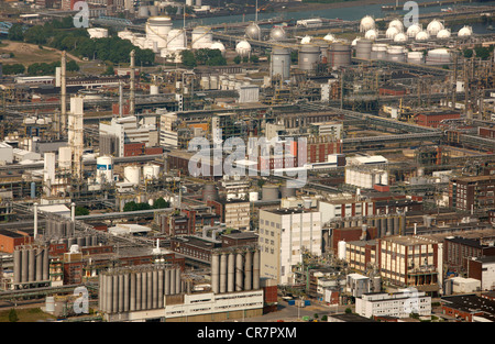 Vue aérienne de l'usine de produits chimiques, de la Marne, Evonik Degussa CWH,, de la Marne, Région de la Ruhr, Nordrhein-Westfalen, Germany, Europe Banque D'Images