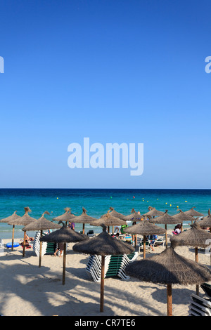 L'Espagne, Îles Baléares, Mallorca, Cala Millor Banque D'Images