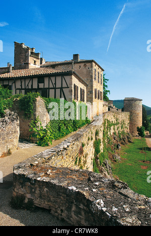 La France, Tarn, Gaillac, murs, étiqueté Les Plus Beaux Villages de France (Les Plus Beaux Villages de France) Banque D'Images