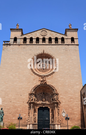 L'Espagne, Îles Baléares, Majorque, Palma de Majorque, la Basilique de Sant Francesc Banque D'Images