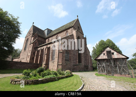 Abbaye Amelungsborn, monastère cistercien, Weserbergland, Basse-Saxe, Allemagne, Europe Banque D'Images