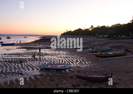 Plage de Sanur - Bali - Indonésie - Asie du Sud-Est Banque D'Images