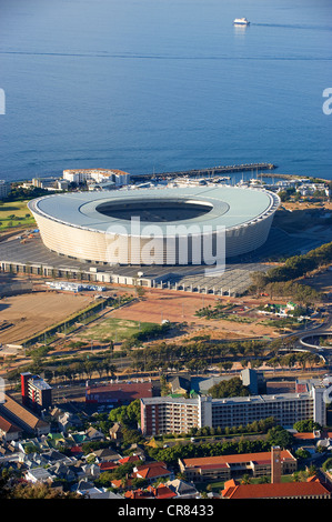 L'Afrique du Sud, Western Cape, Cape Town, Green Point Stadium construit pour la Coupe du Monde de football 2010 Banque D'Images