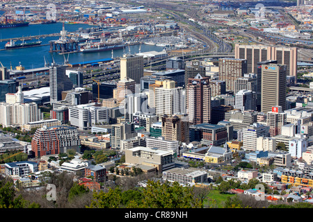 Cape Town, paysage urbain, les nuages, l'Afrique du Sud, l'Afrique Banque D'Images