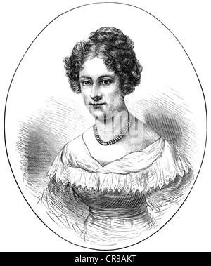 Varnhagen von Ense, Rahel, 19.5.1771 - 7.3.1833, auteur allemand, portrait, gravure sur bois, Illustrierte Zeitung, Leipzig, 16.2.1878, Banque D'Images