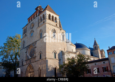 France, Lot, Cahors, Cathédrale St Etienne Banque D'Images