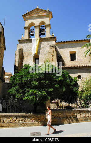 Espagne, Andalousie, province de Jaen, Baeza, ville classée au Patrimoine Mondial par l'UNESCO, l'église San Pablo dans la Calle de San Pablo Banque D'Images