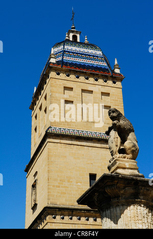 Espagne, Andalousie, province de Jaen, Ubeda, ville du patrimoine mondial de l'hôpital de Santiago, construite entre 1562 et 1575 et Banque D'Images