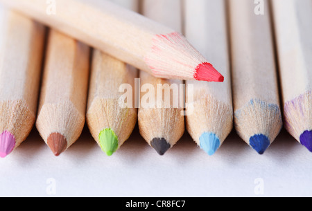 Crayons de couleur Banque D'Images